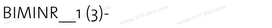 BIMINR__1 (3)字体转换